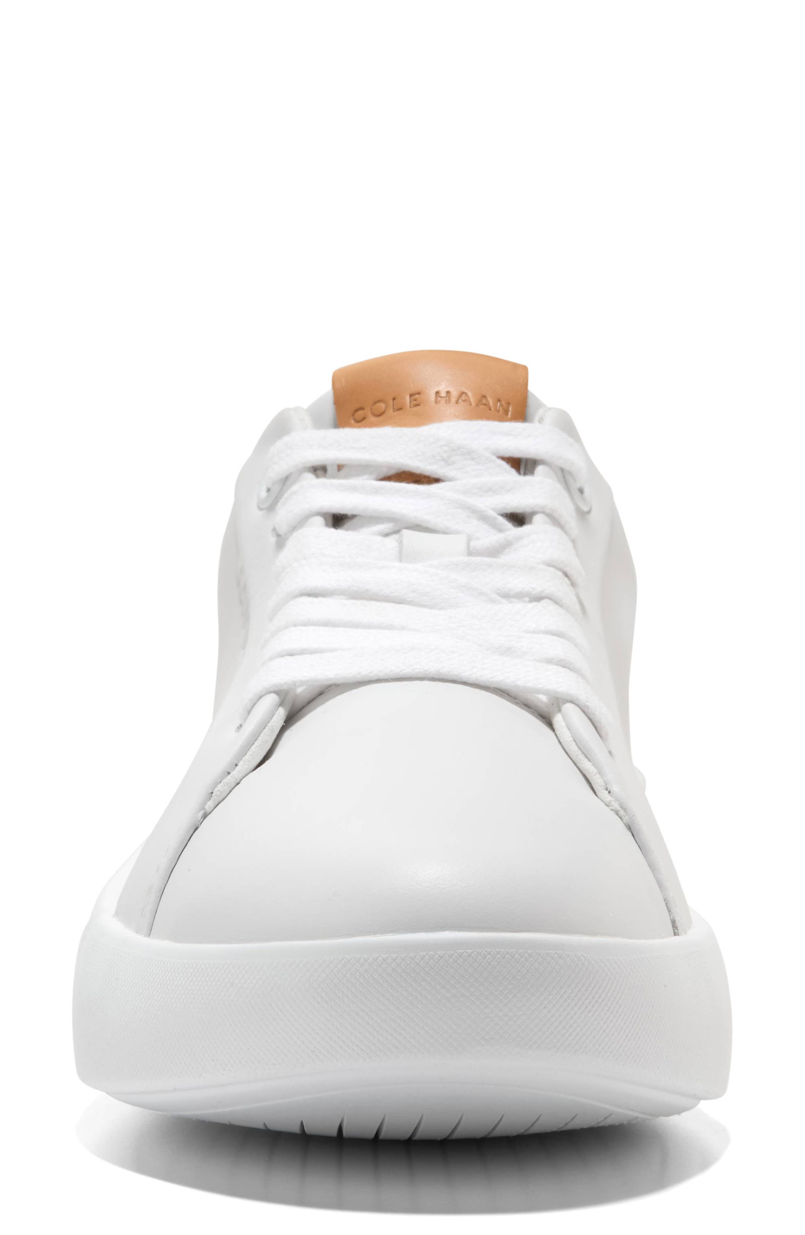 Cole Haan Grand Hurrion Cupsole Sneaker, Alternate, color, White / Irish Coffee / White