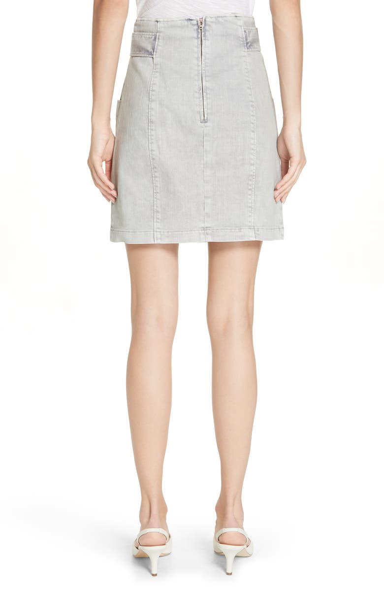 La Vie Rebecca Taylor Denim Skirt, Alternate, color, 