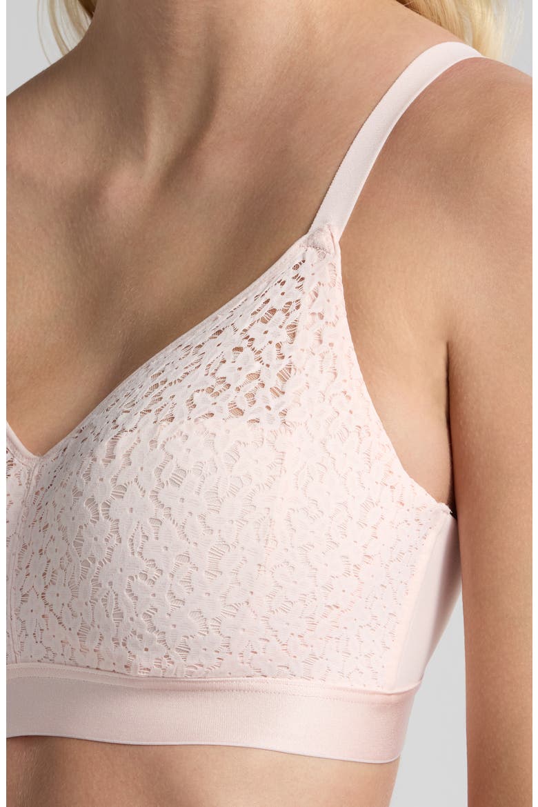 Norah Supportive Wireless Bra, Alternate, color, BLUSHING PINK