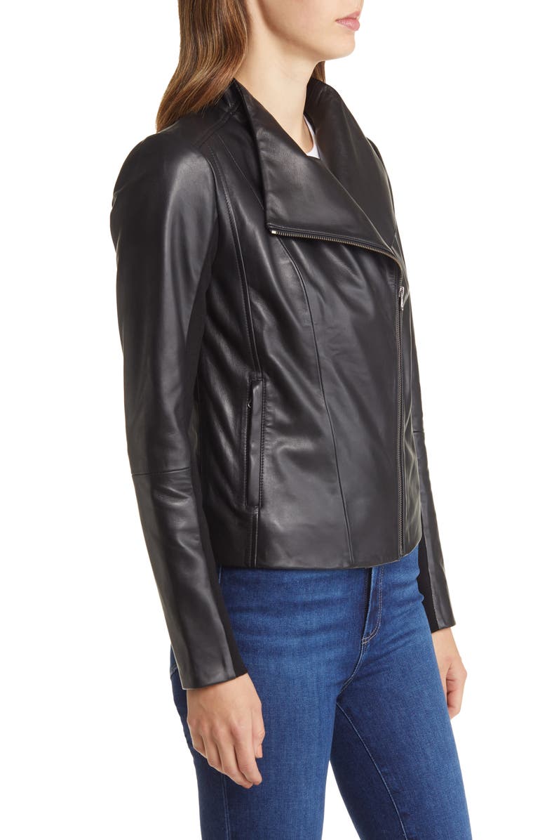 Nordstrom Leather Moto Jacket, Alternate, color,