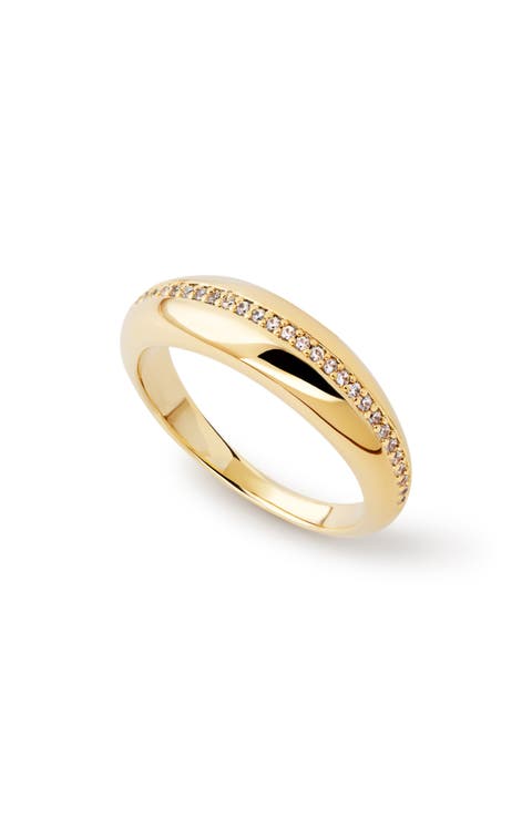 Rowan Cubic Zirconia Pave Band Stackable Ring
