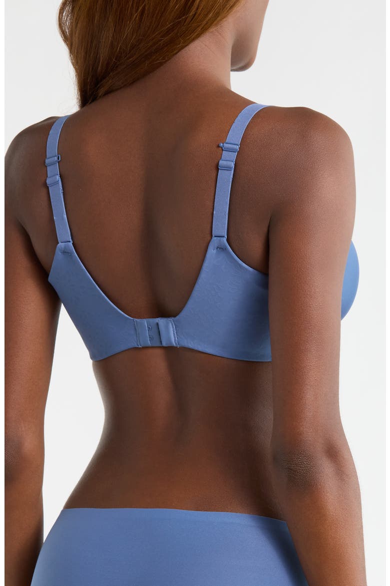Comfort Chic Back Smoothing T-Shirt Bra, Alternate, color, STORM BLUE