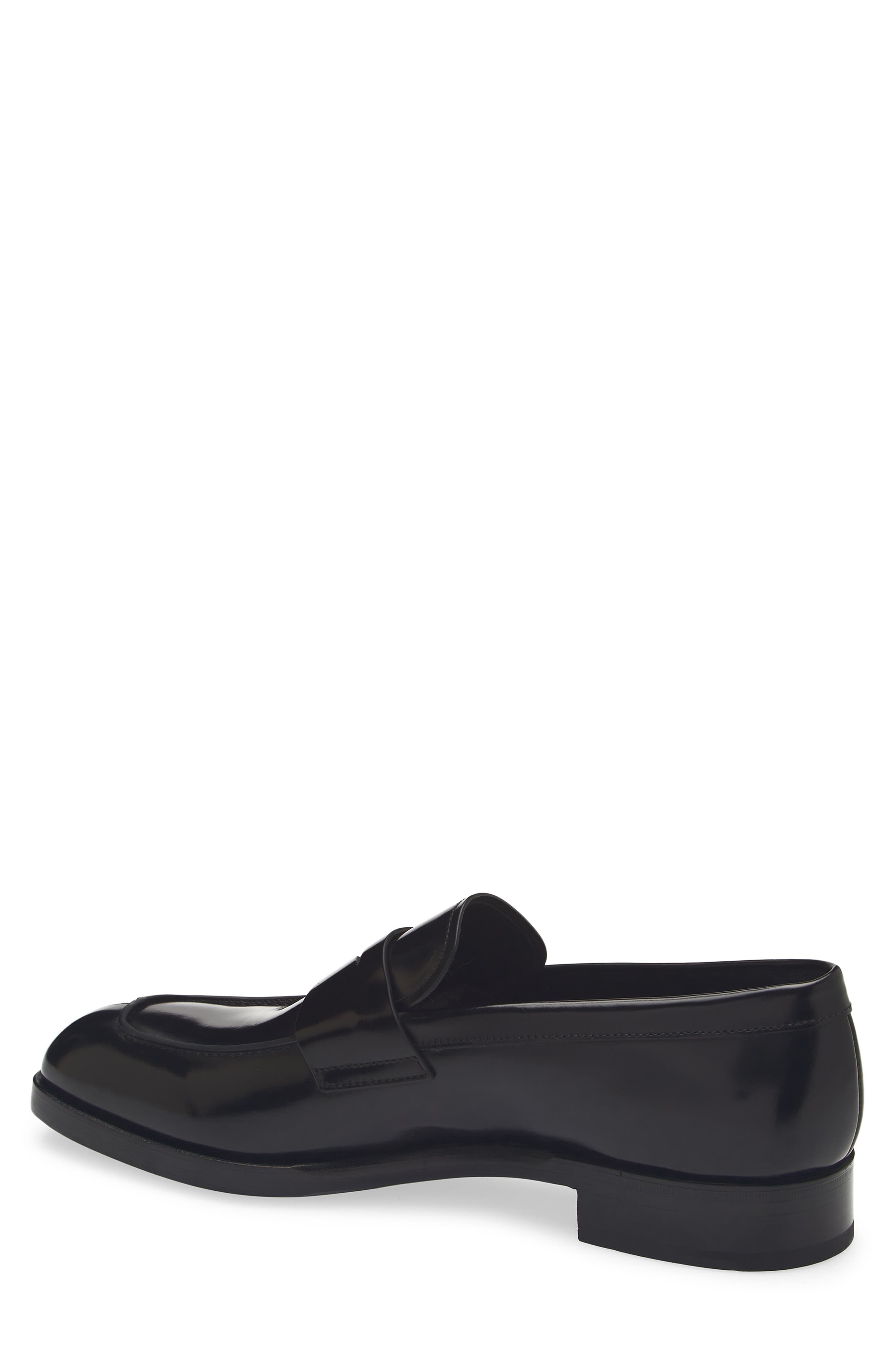 Prada Penny Loafer, Alternate, color, Nero