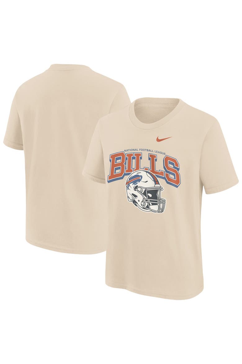 Youth Nike  Natural Buffalo Bills Easy Lane T-Shirt, Main, color, Natural