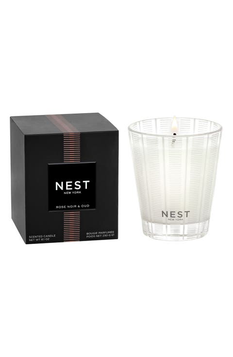 Rose Noir & Oud Scented Candle
