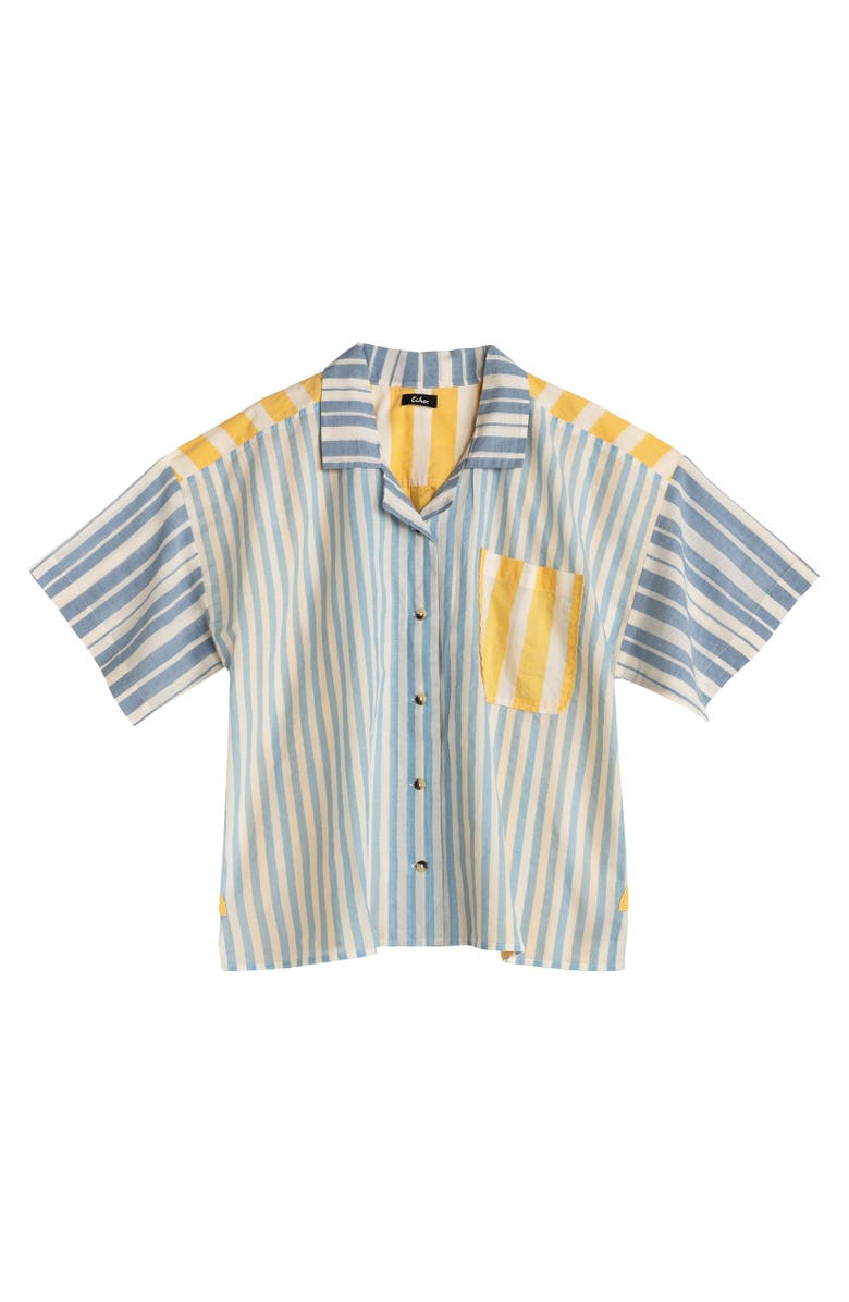 Echo Cassis Camp Shirt, Main, color, Chambray
