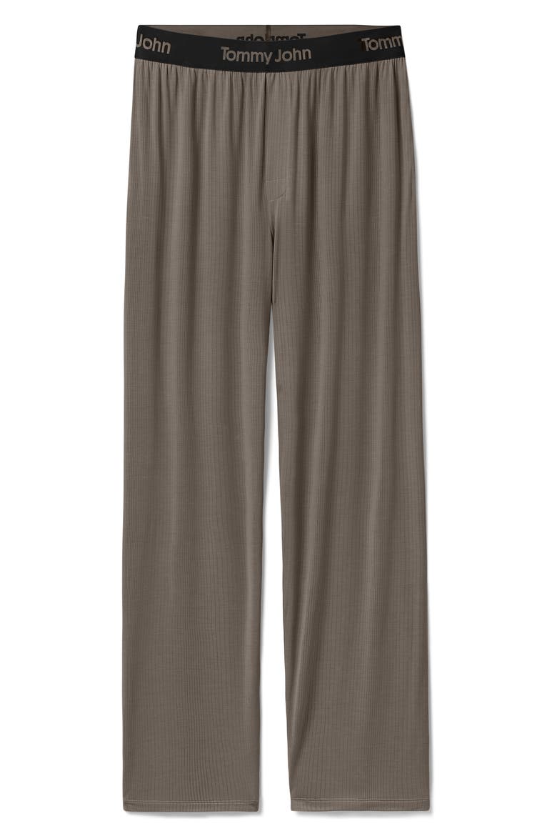 Second Skin Luxe Ribbed Lounge Pants, Alternate, color, FALCON
