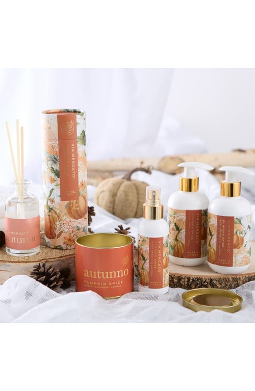 Via Mercato Autunno Pumpkin Spice Candle In Multi