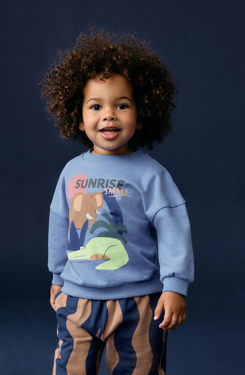 NEXT Kids' Graphic Sweatshirt & Sweatpants Set, Alternate, color, 