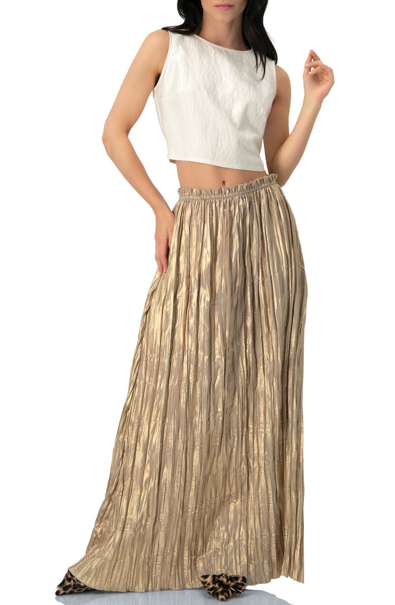 IVONNE Cropped Sleeveless Top with Back Zip, Alternate, color, 