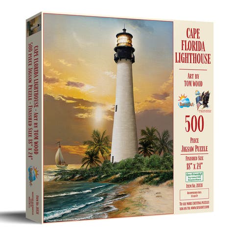 Cape Florida Lighthouse 500 piece Jigsaw Puzzle for Adults