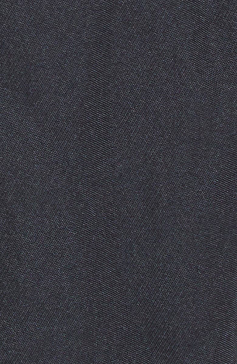 Comme des Garçons Comme des Garçons Crinkled Twill Wide Leg Pants, Alternate, color, Black