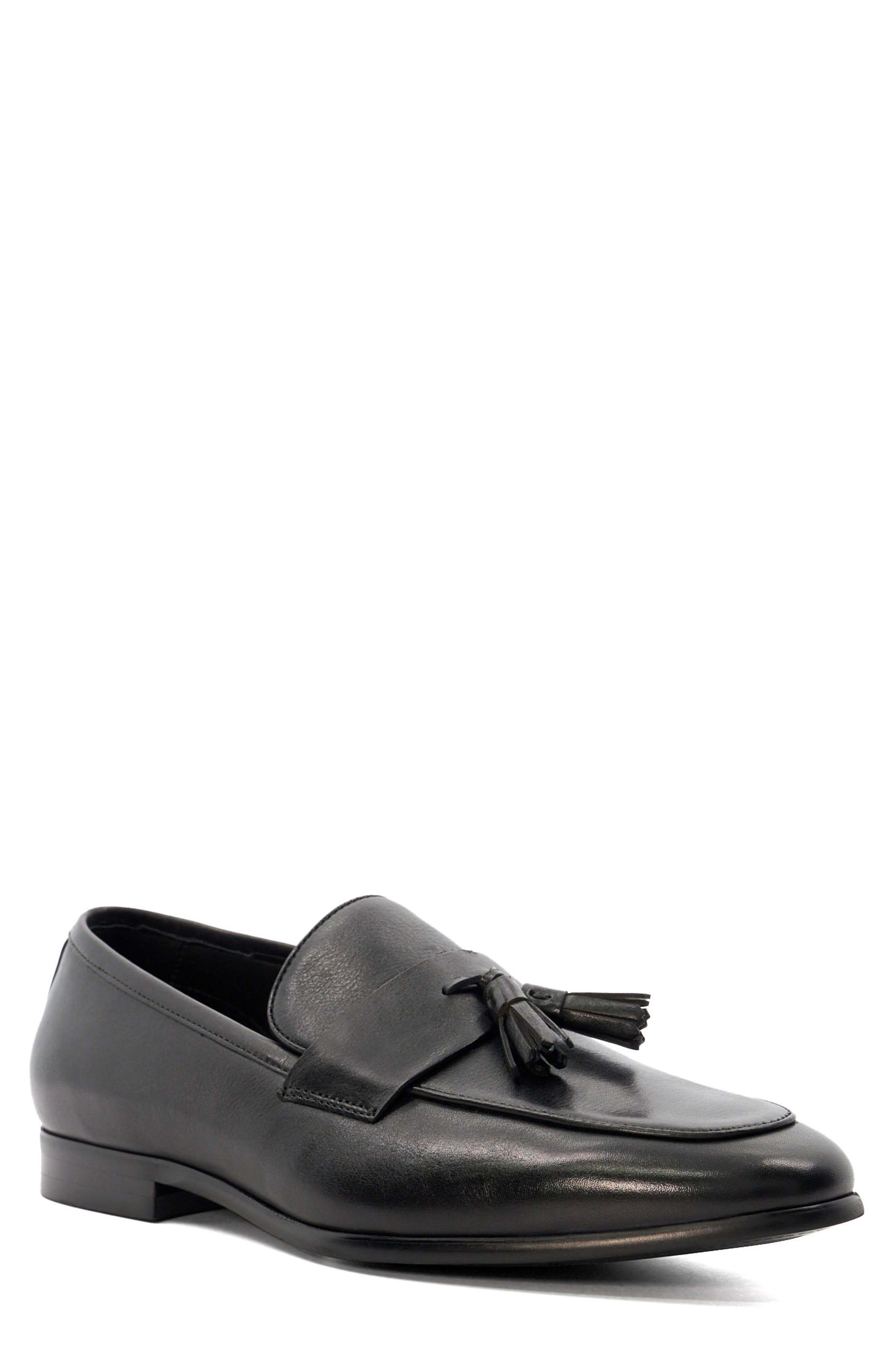 Dune London Saxxton Tassel Loafer, Main, color, 