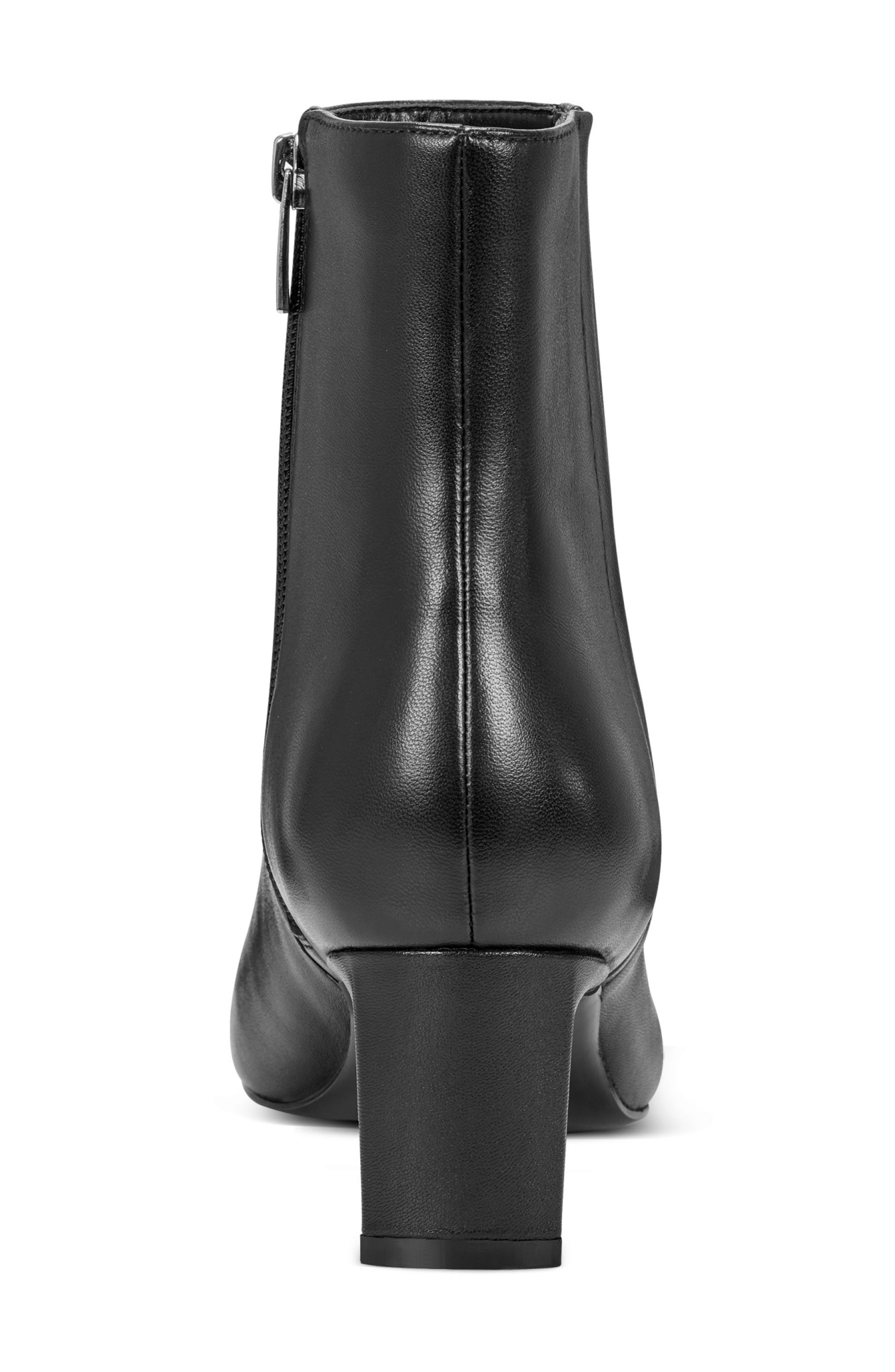 Marisa Bootie, Alternate, color, BLACK LEATHER