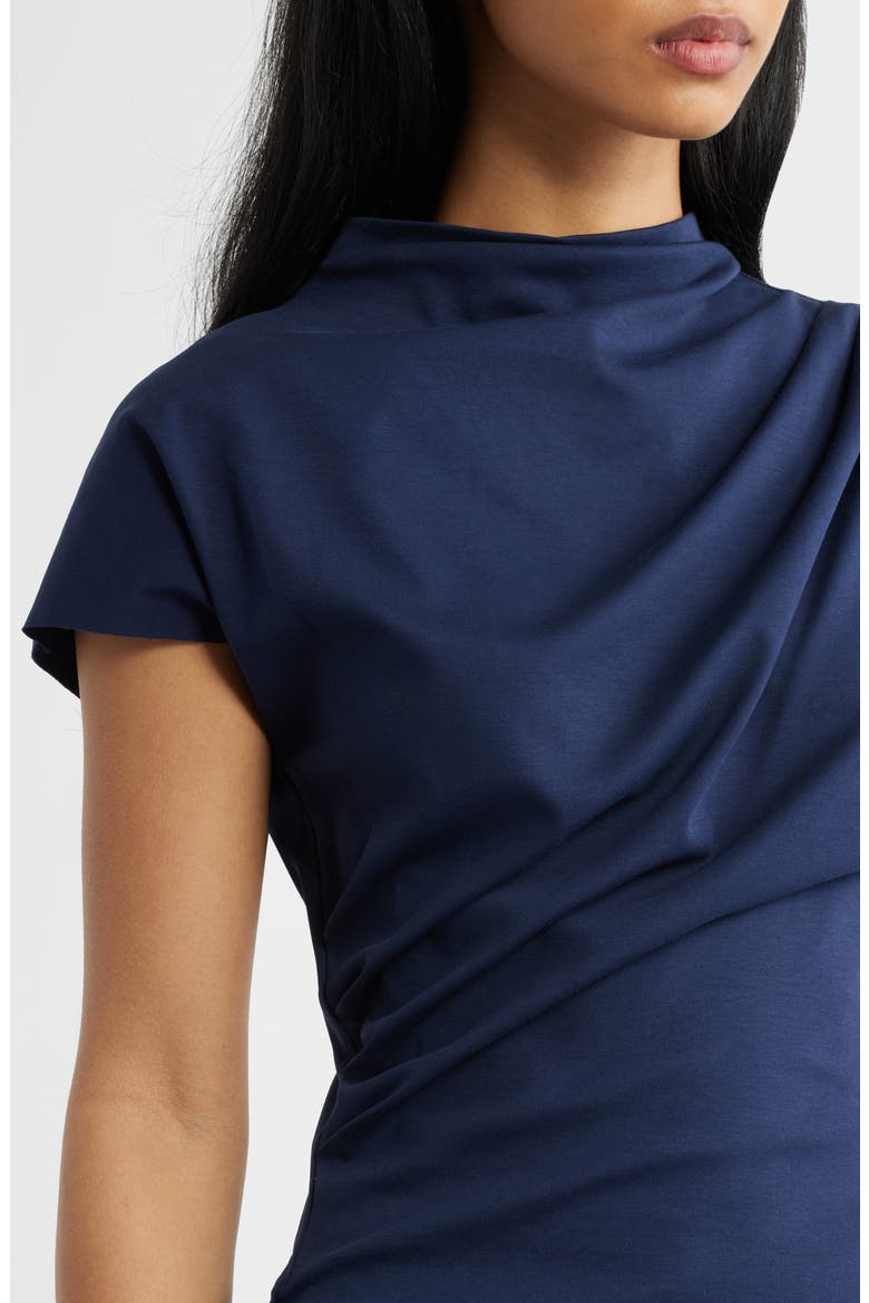 Archer Pleated Minidress, Alternate, color, NAVY