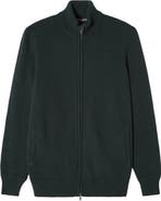 Robert Talbott Graham Cashmere Blend Full Zip Sweater