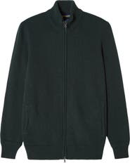 Robert Talbott Graham Cashmere Blend Full Zip Sweater