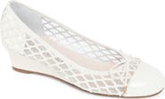 PAUL MAYER Cap Toe Wedge Pump