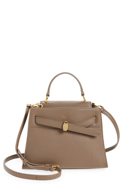 Dash Leather Top Handle Bag
