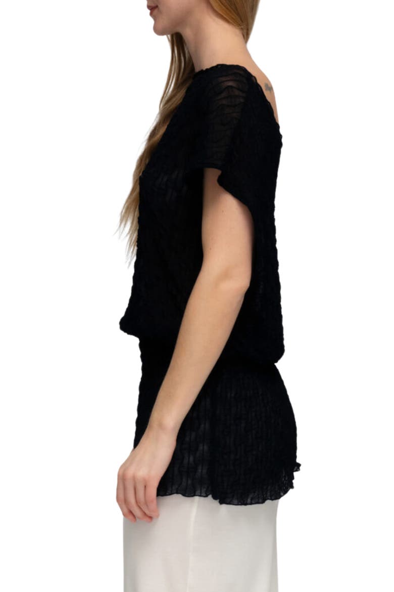 Beatriz Off the Shoulder Tunic, Alternate, color, BLACK