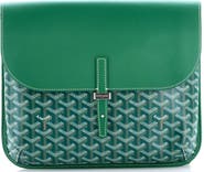 Pre-Owned Goyard Coursier Messenger Bag Coated Canvas and Leather