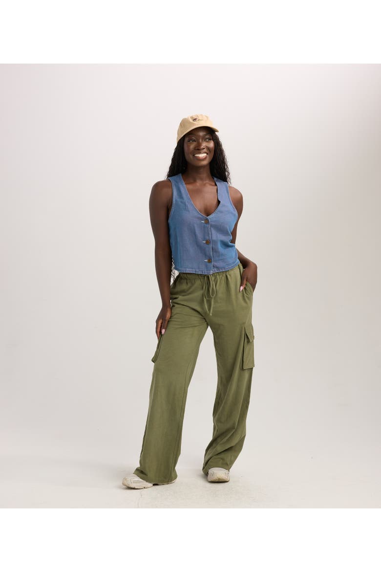 Beverly Vest, Alternate, color, Dark Wash