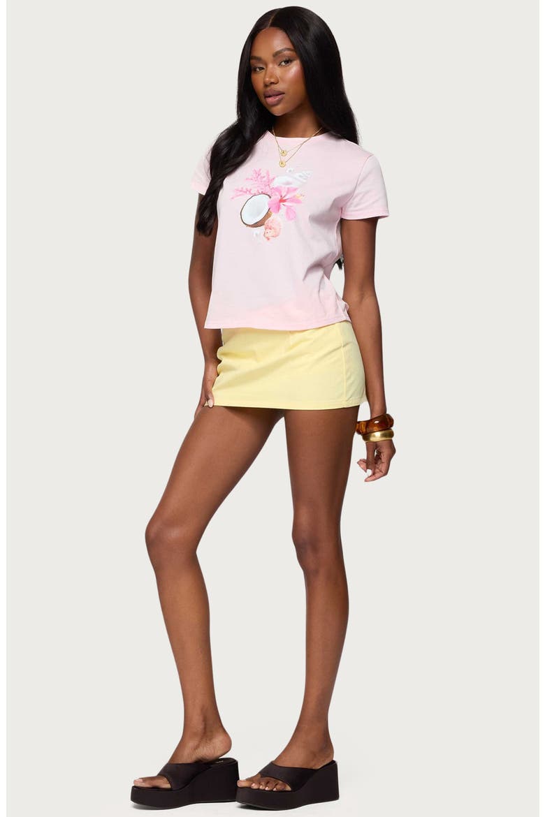 Ocean's Calling Coastal Cotton Graphic T-Shirt, Alternate, color, LIGHT-PINK