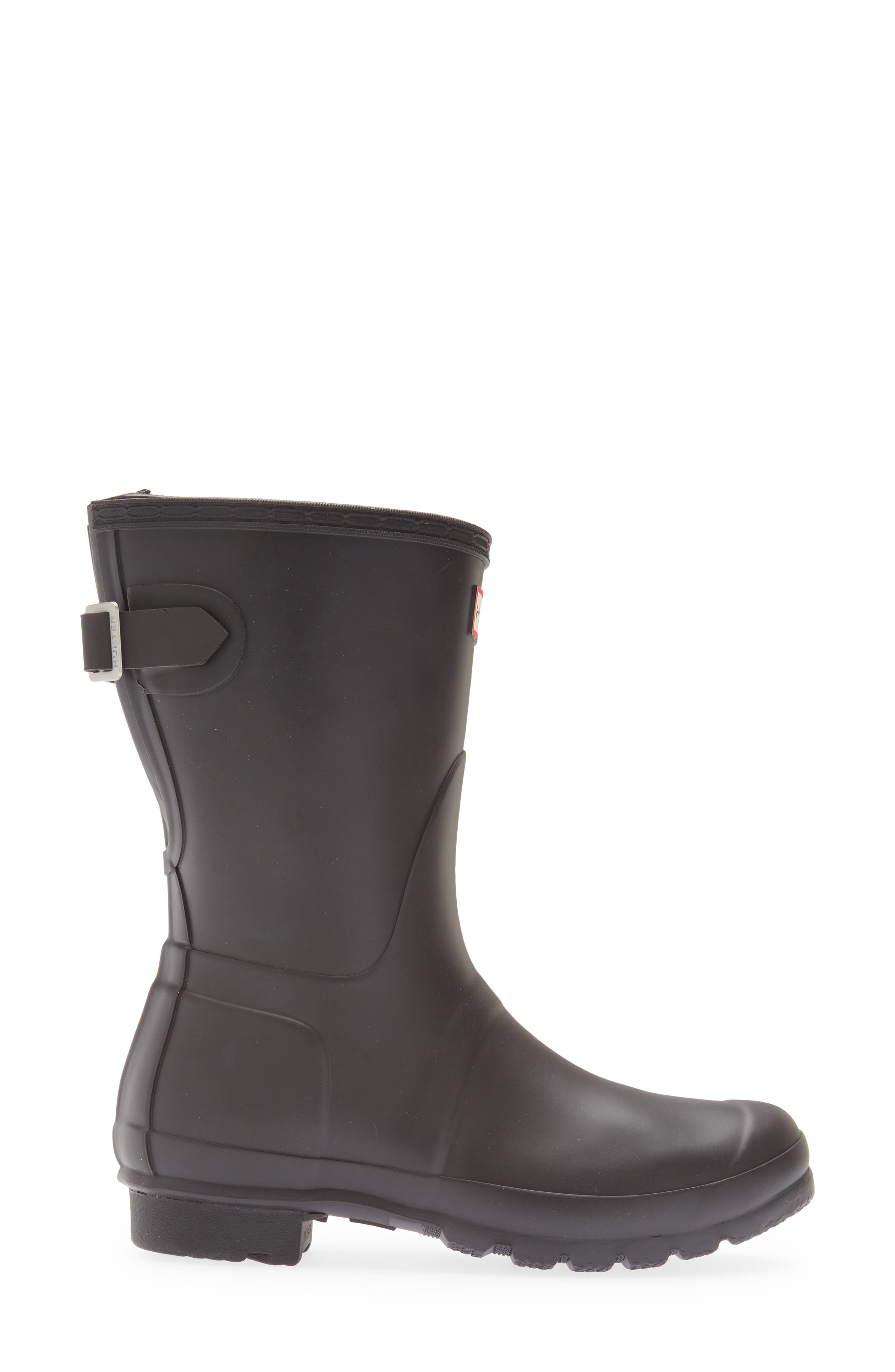 Hunter Original Short Back Adjustable Rain Boot, Alternate, color, 