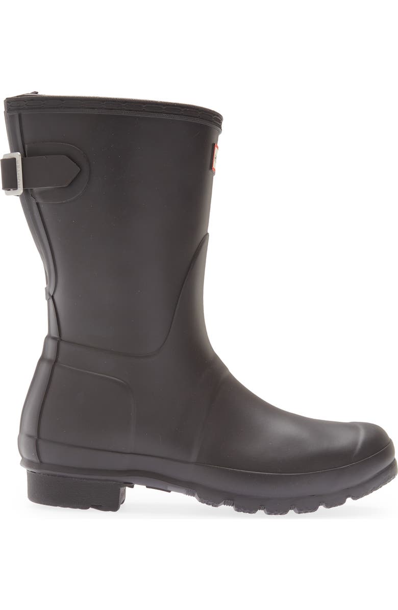 Hunter Original Short Back Adjustable Rain Boot, Alternate, color,