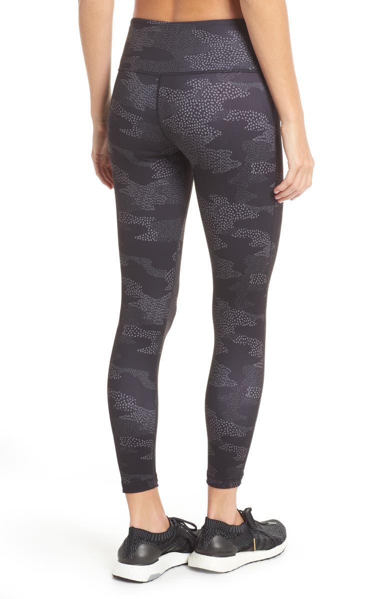 Zella Live In Print 7/8 Leggings, Alternate, color, 