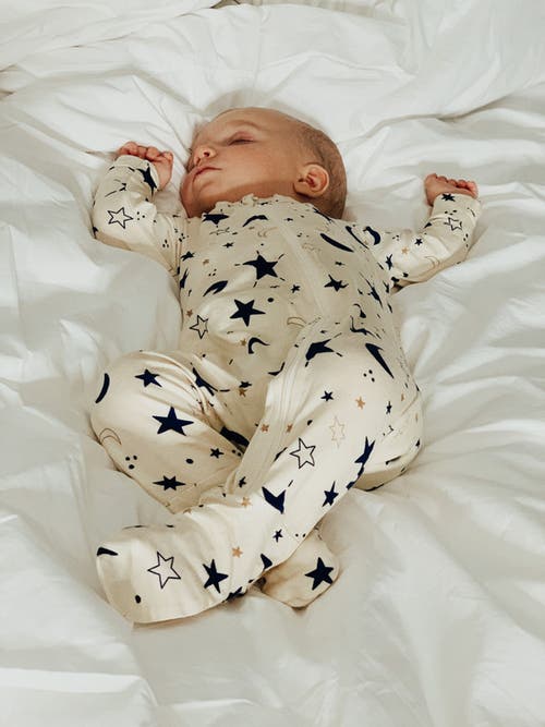 Everly Grey Jersey Long Sleeve Footie & Hat Set In Neutral