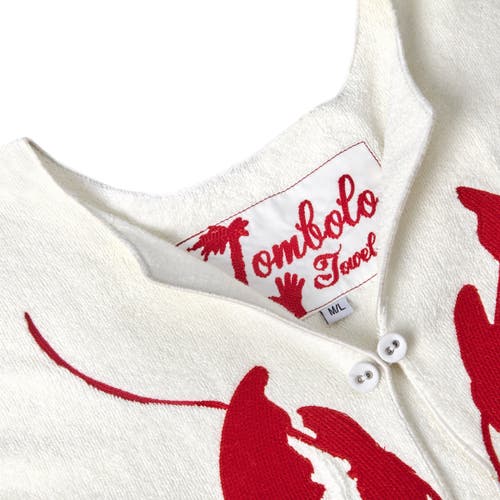 Tombolo 'better Half' Hand Towel Top In White