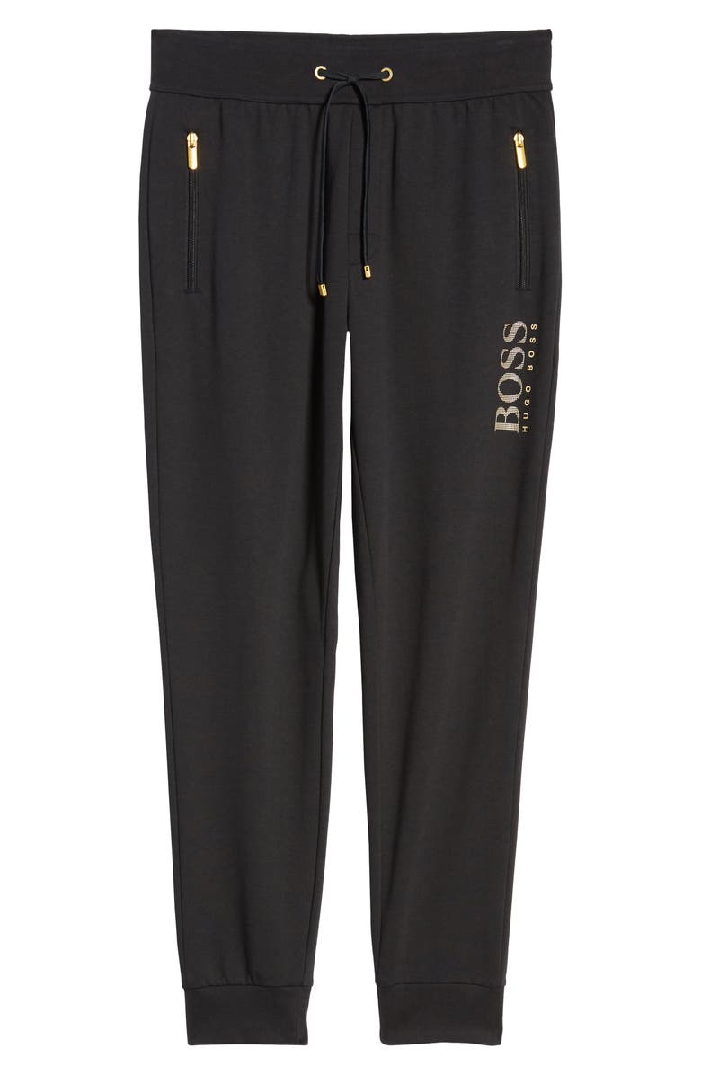 BOSS Cotton Blend Track Pants, Alternate, color,