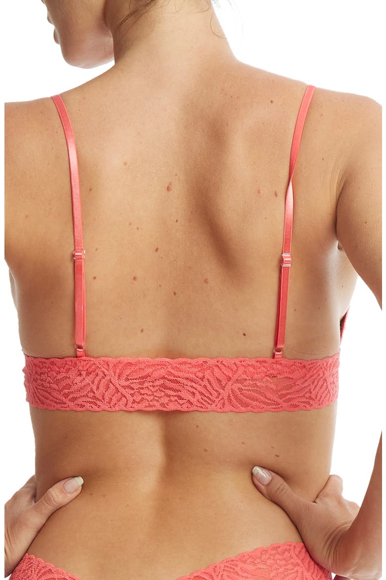 Animal Max Lace Padded Bralette, Alternate, color, WILD CARD RED