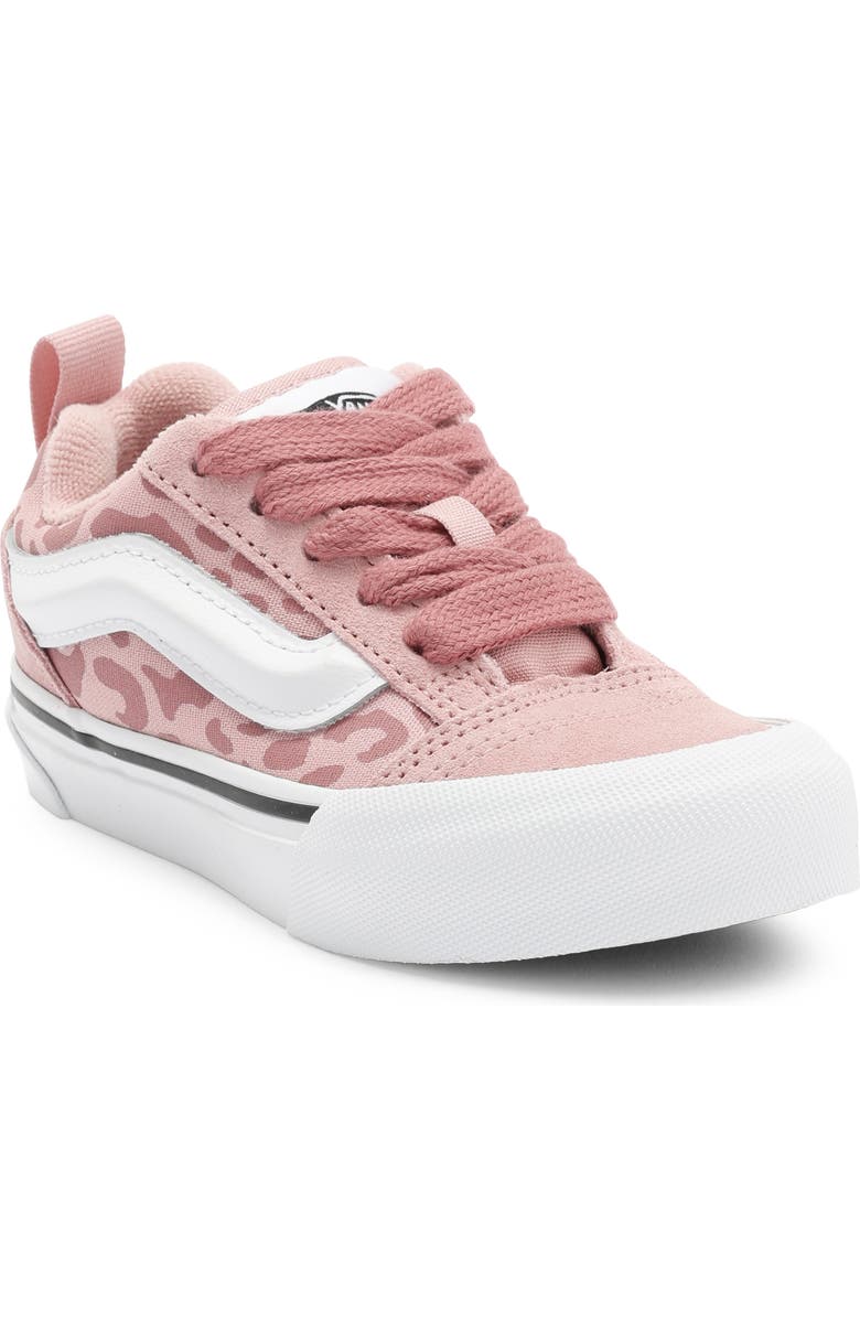 Vans Kids' Knu Skool Sneaker, Main, color, Leopard Misty Mauve