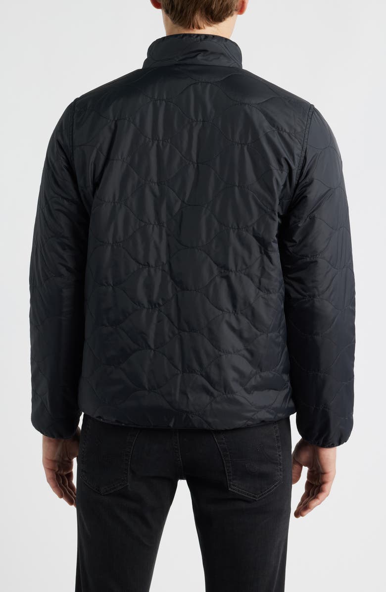 DARK SEAS Los Osos Quilted Jacket, Alternate, color, Black