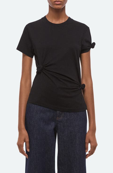 Knot Detail Cotton Baby Tee