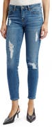 Bardot Kate Low Rise Ripped Skinny Jeans