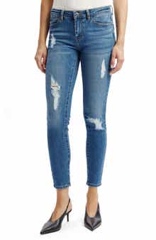 Kate Low Rise Ripped Skinny Jeans