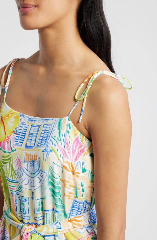 Julia Jordan Mixed Print Tiered Maxi Dress In Multi
