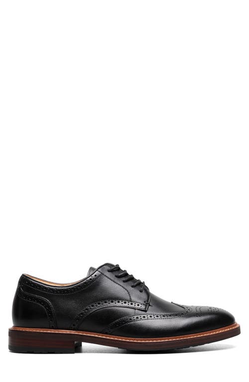 Florsheim Anthem Wingtip Blucher In Black