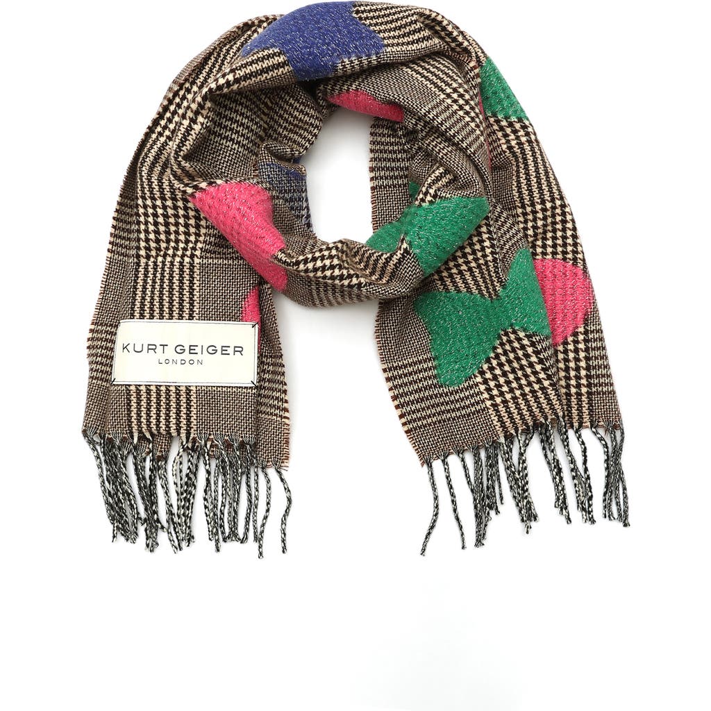 Kurt Geiger London Icon Scarf In Black