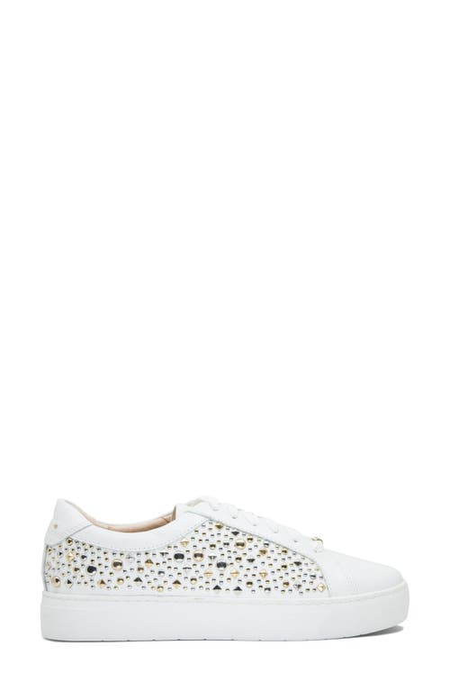 Frankie4 Mim V Stud Sneaker In White