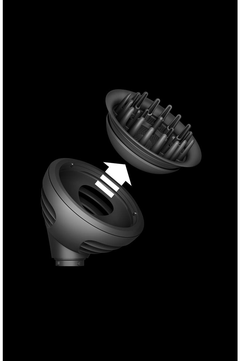 Airwrap™ Wave+Curl Diffuser Attachment, Alternate, color, BLACK