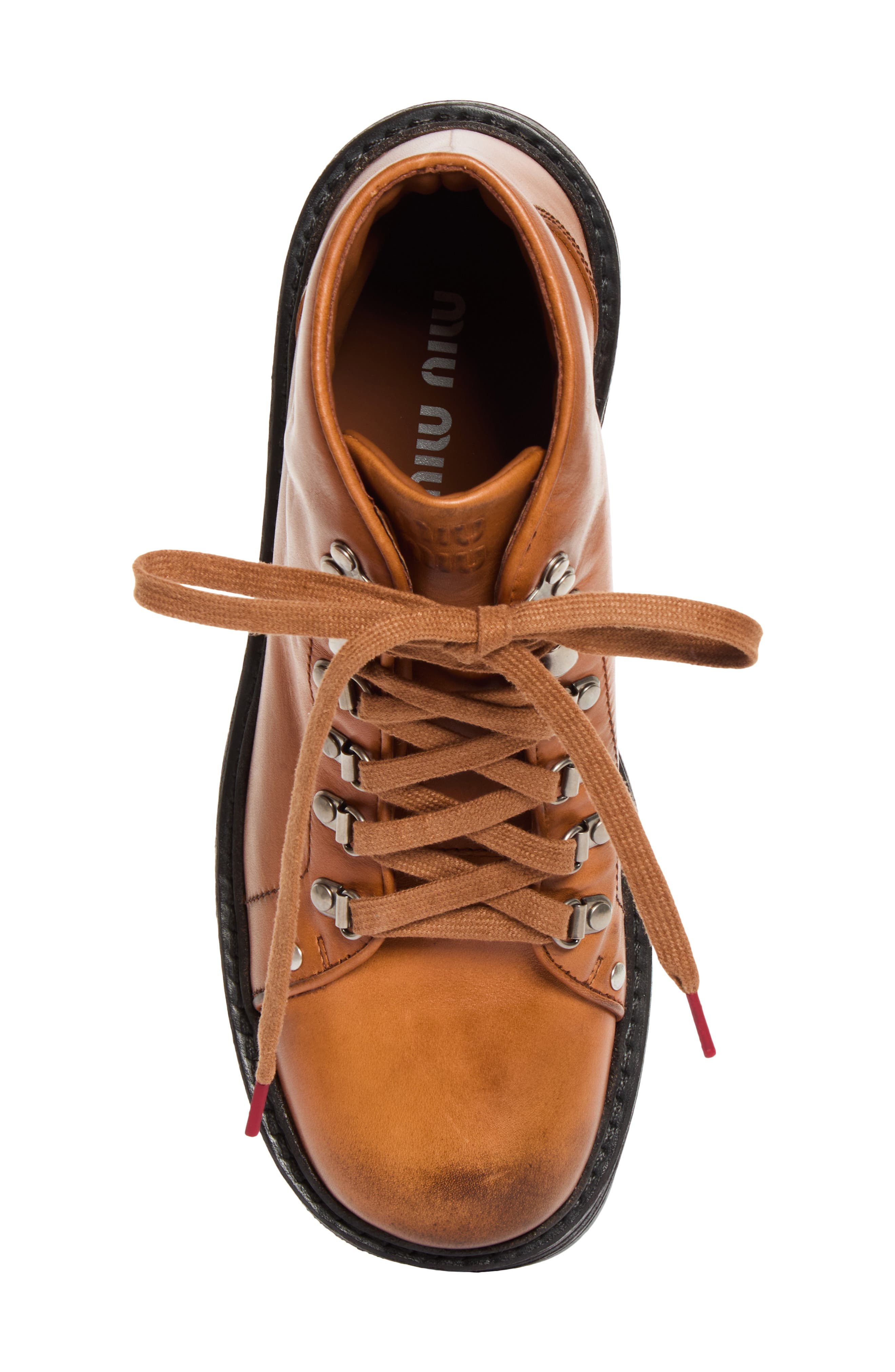 Short Hiking Boot, Alternate, color, COGNAC
