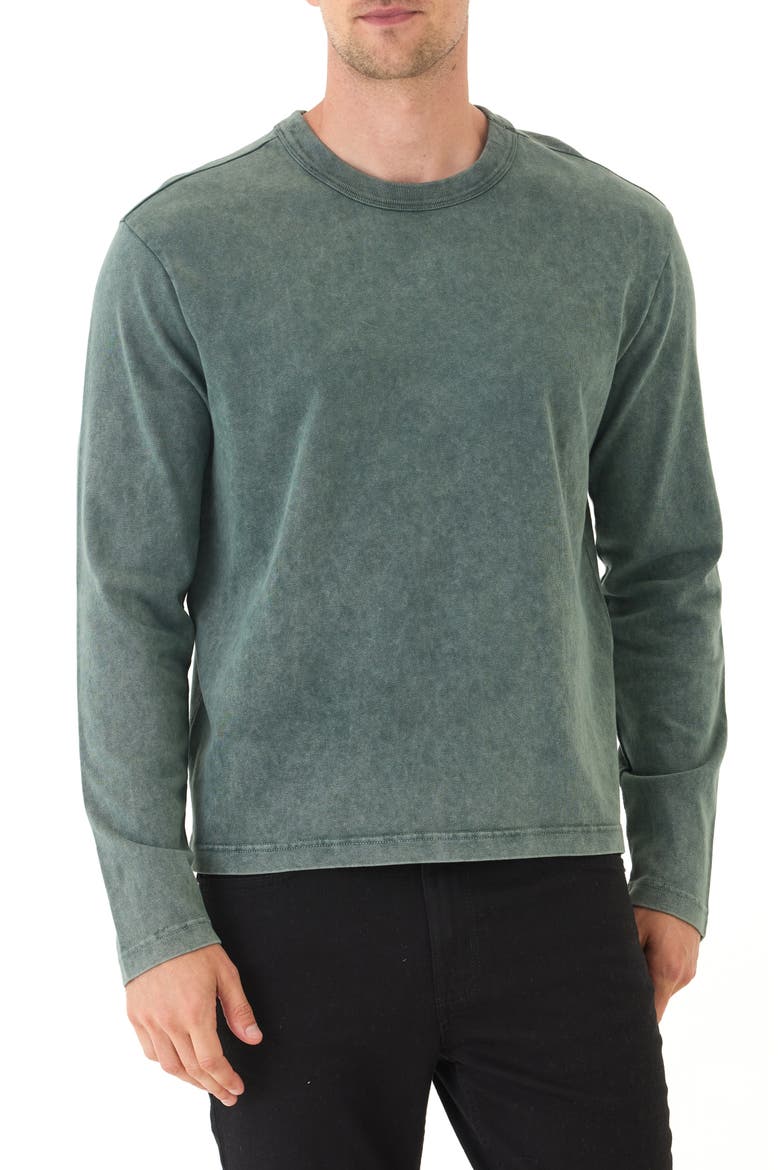 John Mineral Wash Heavyweight Long Sleeve T-Shirt, Main, color, SERRANO