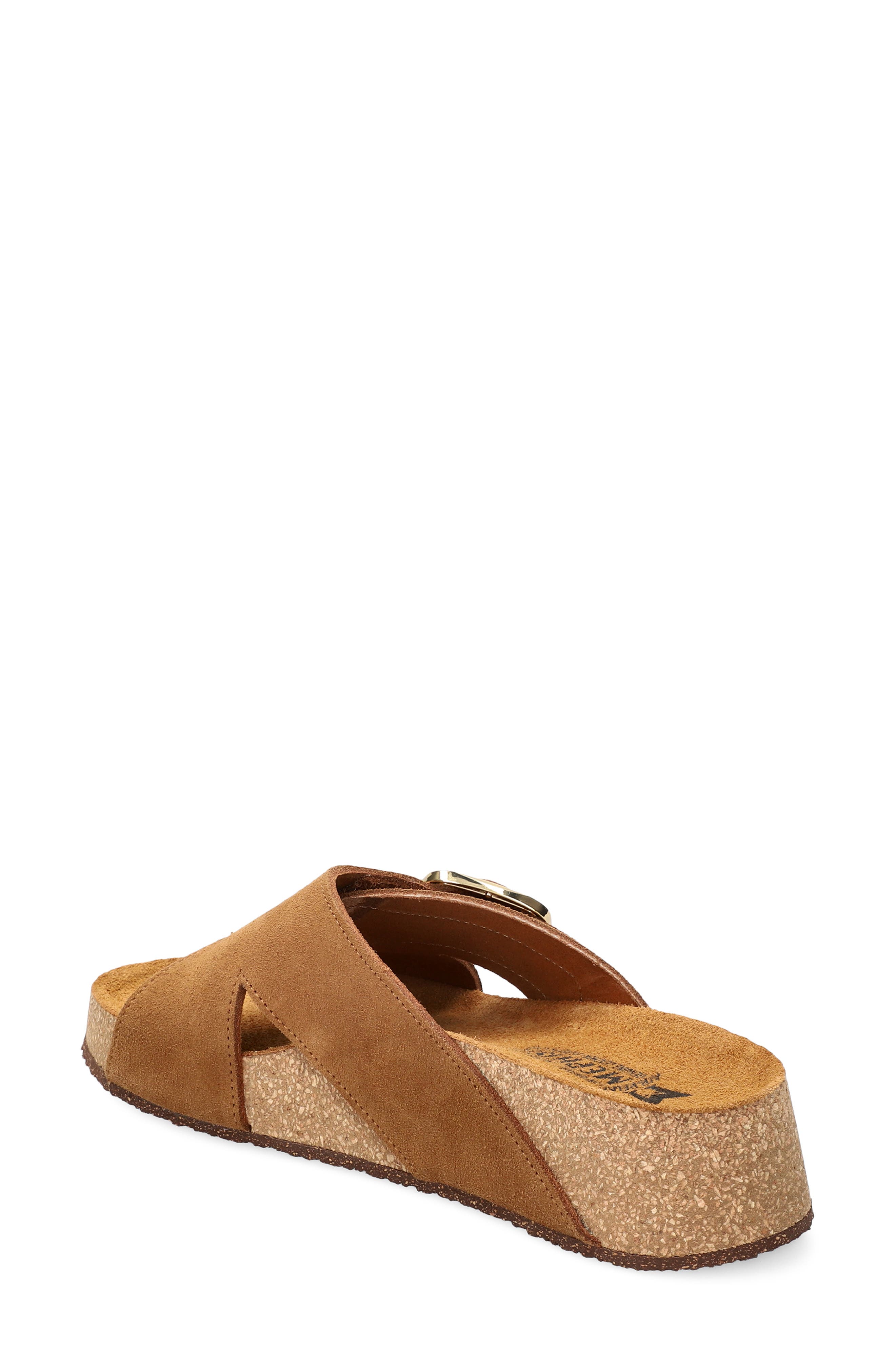 Mephisto Berrie Buckle Strap Slide Sandal, Alternate, color, 