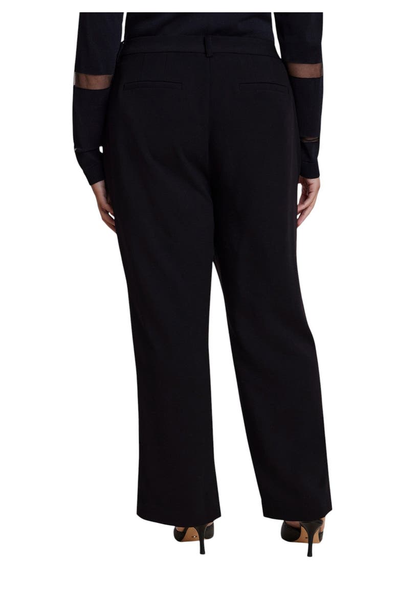 Step Hem High Waist Trouser (plus), Alternate, color, BLACK ONYX