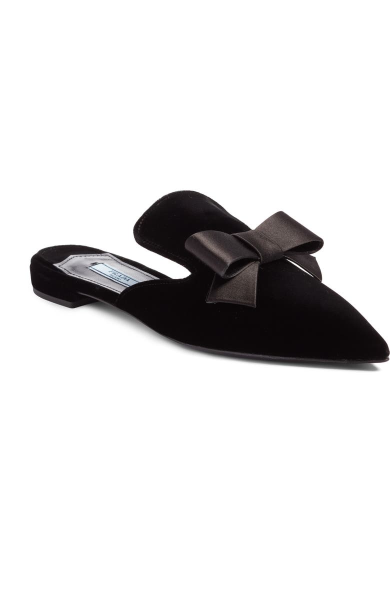 Prada Bow Mule, Main, color,