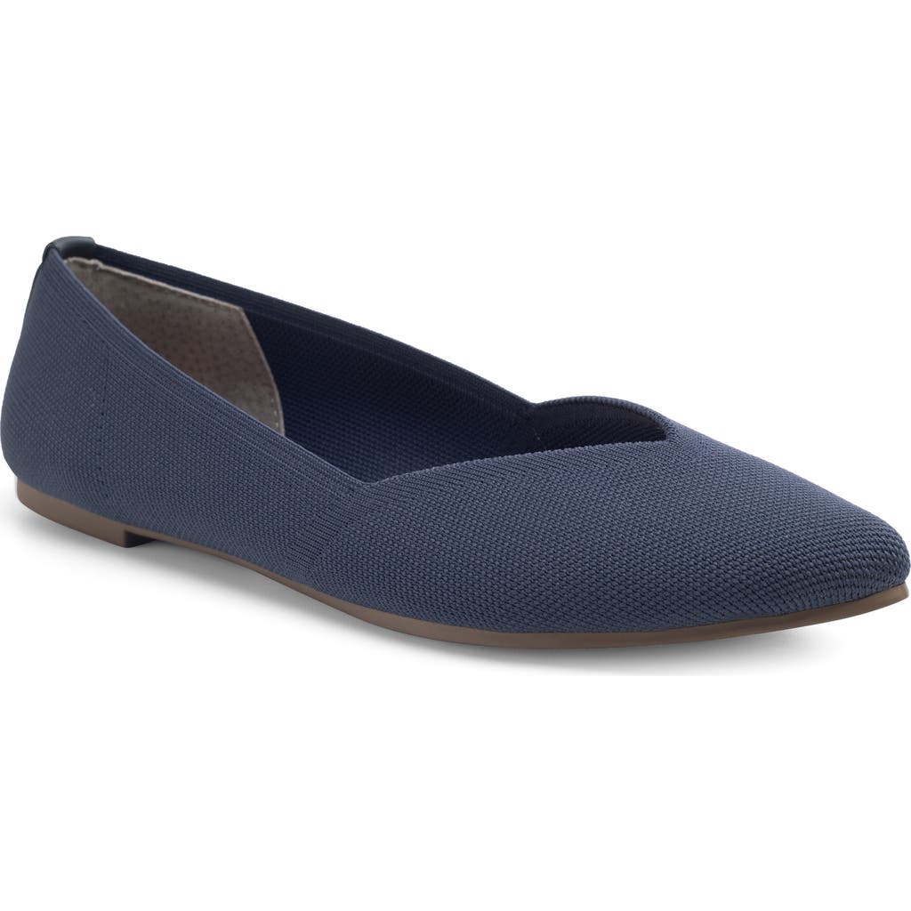 Me Too Alivia Pointed Toe Flat In Blue